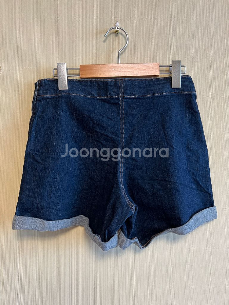 바나나리퍼블릭 여자 청반바지 데님쇼츠--1