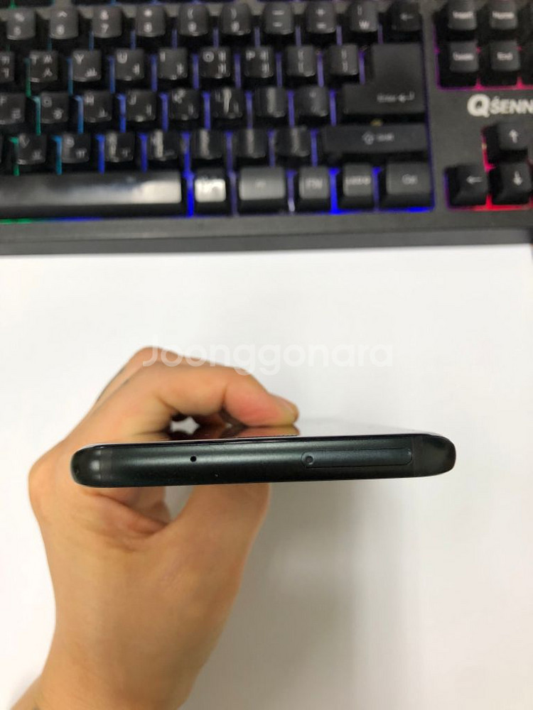SK 갤럭시S7엣지 블랙 외관깔끔 128G 업무폰--4
