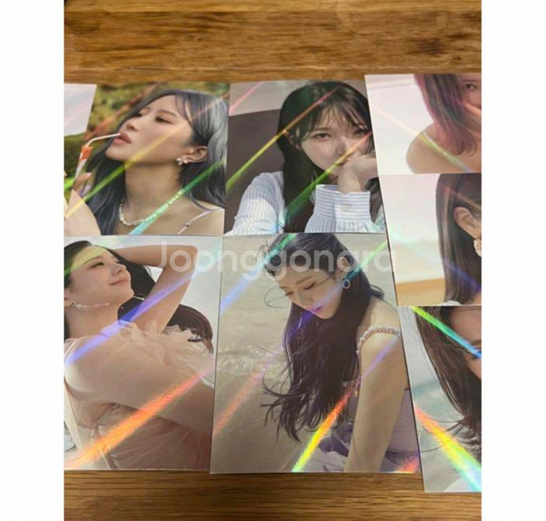프로미스나인 홀로그램 엽서세트--2