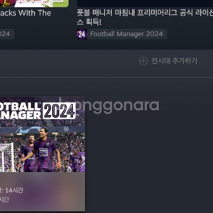 FM2024(풋볼매니저 2024) 팝니다