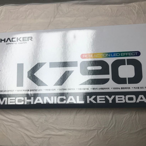 HACKER K790 기계식키보드 (미개봉)