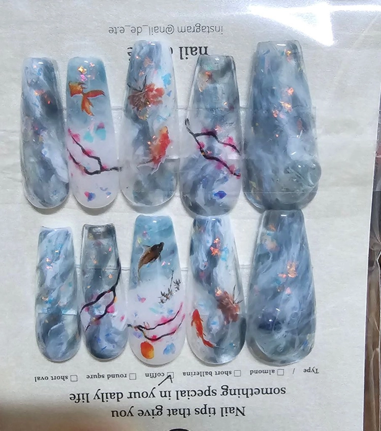 수제 네일팁 팝니다 이미지
