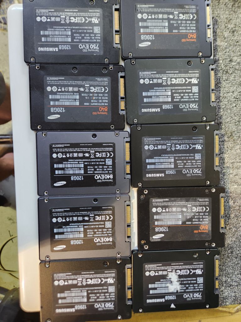 ssd<91>삼성ssd 120g 10개묶음