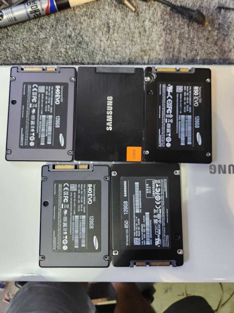 ssd<94>삼성ssd120g 5개묶음