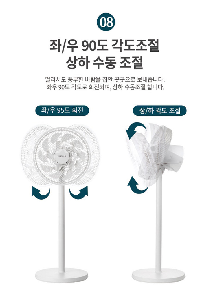 [새제품]에어쿨러 15엽 선풍기 서큘레이터--2