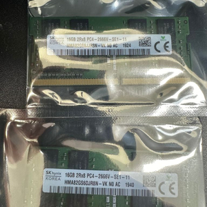 하이닉스 노트북램 ddr4 16g 2666 개당 팝니다