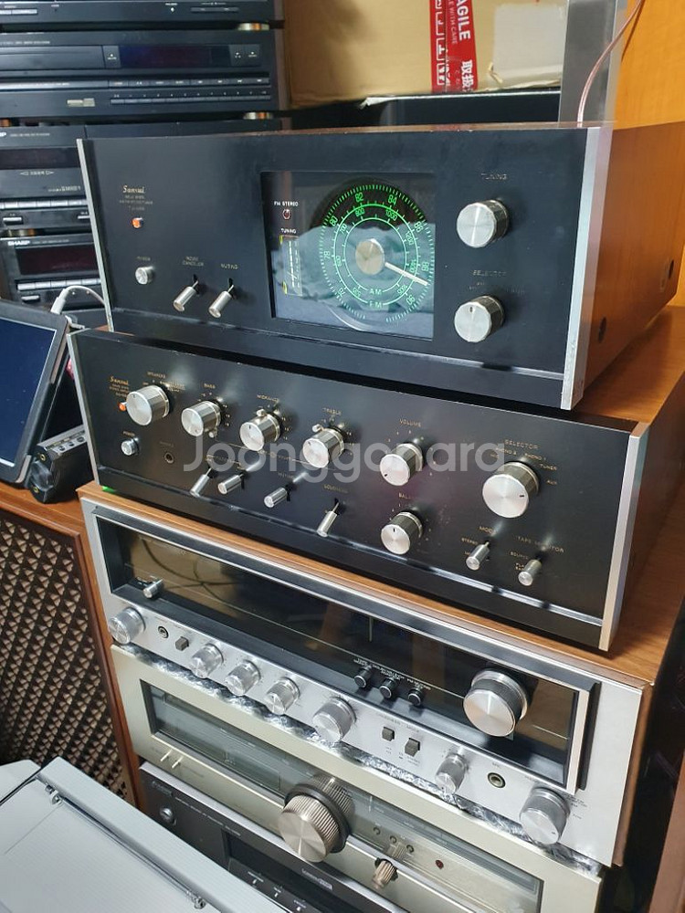 sansui 산수이AU-666 프리앰프--4