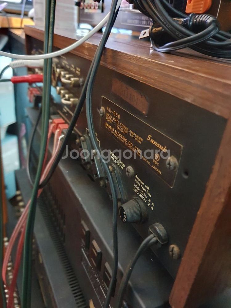 sansui 산수이AU-666 프리앰프--3