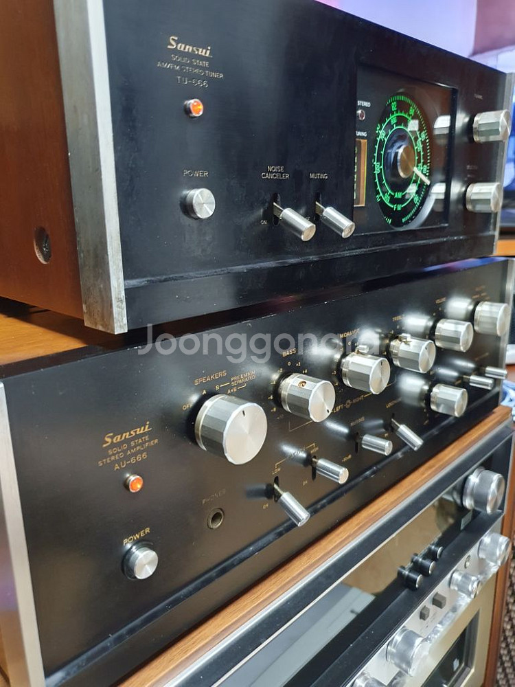 sansui 산수이AU-666 프리앰프--6