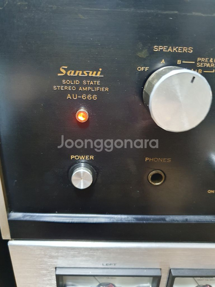 sansui 산수이AU-666 프리앰프--1