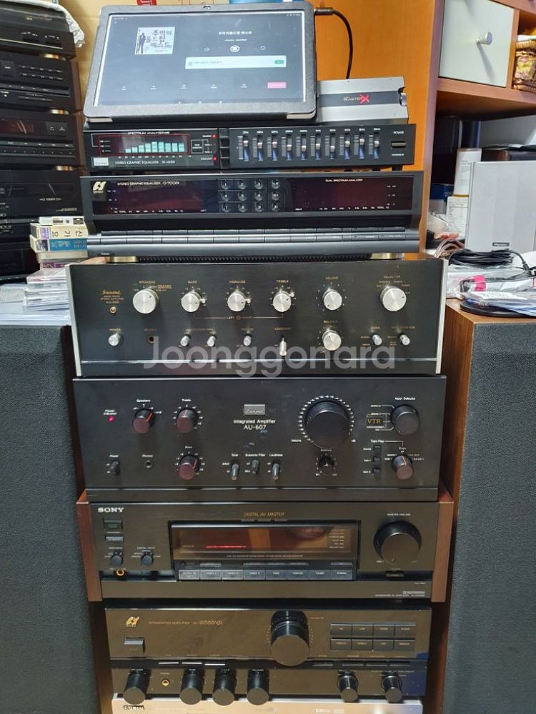 sansui 산수이AU-666 프리앰프--9