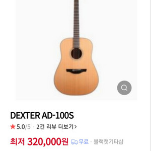 덱스터 AD-100S 통기타 팝니다