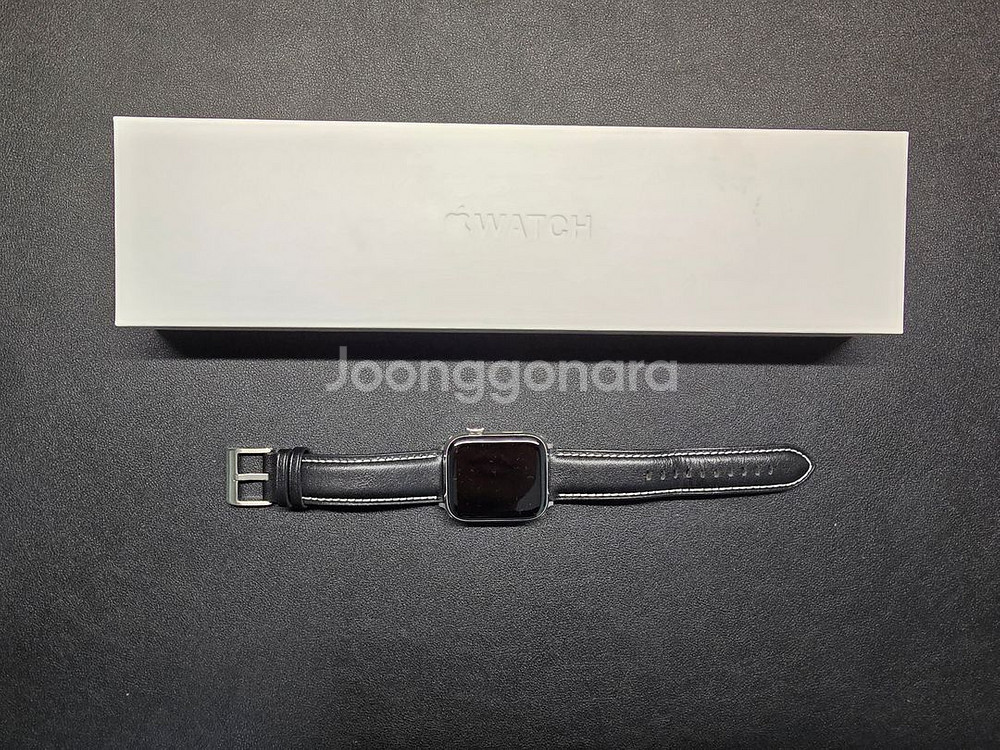 애플워치 6세대 스텐 44mm, 셀룰러(실버)--0