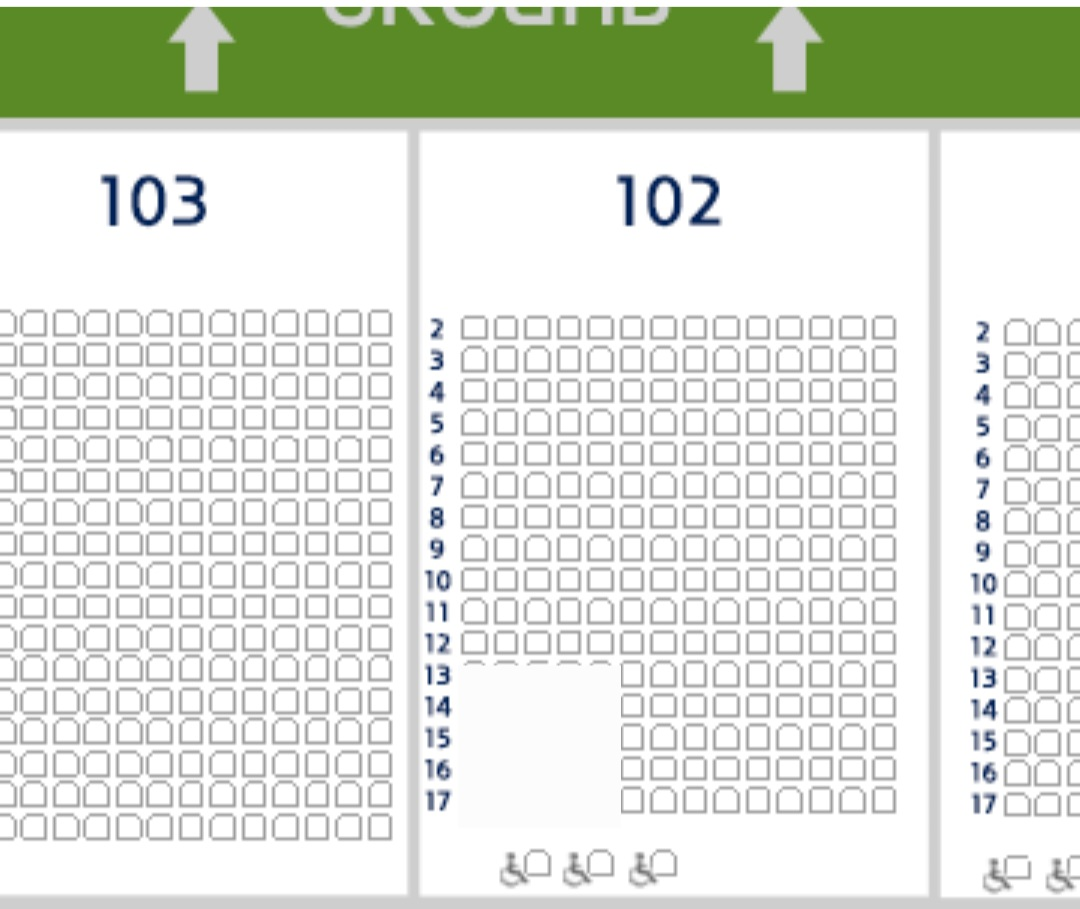 6월28일 SSGvs두산 1루 레드102구역 통로2연석