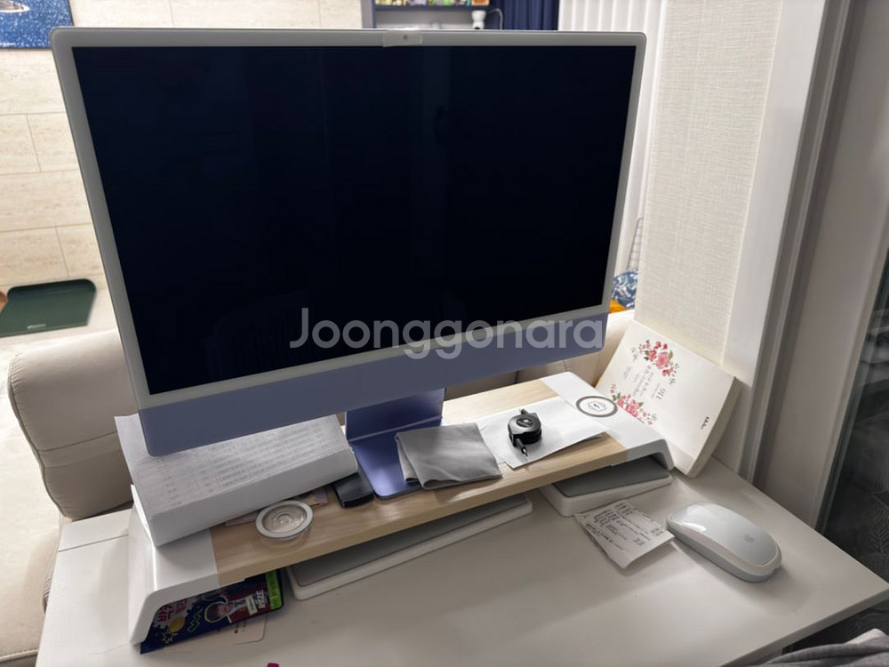 2021 아이맥 M1 8GB 1TB 고급형 퍼플 (풀배--2