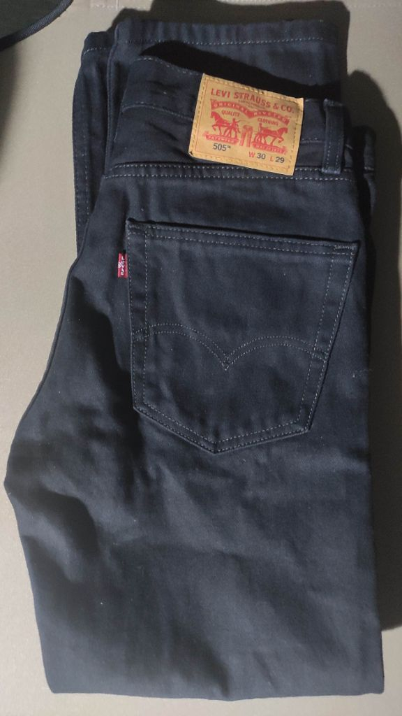 리바이스 505 30x29 블랙--1