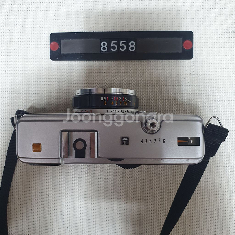 올림푸스 35 EC-2 필름카메라 실버바디--1