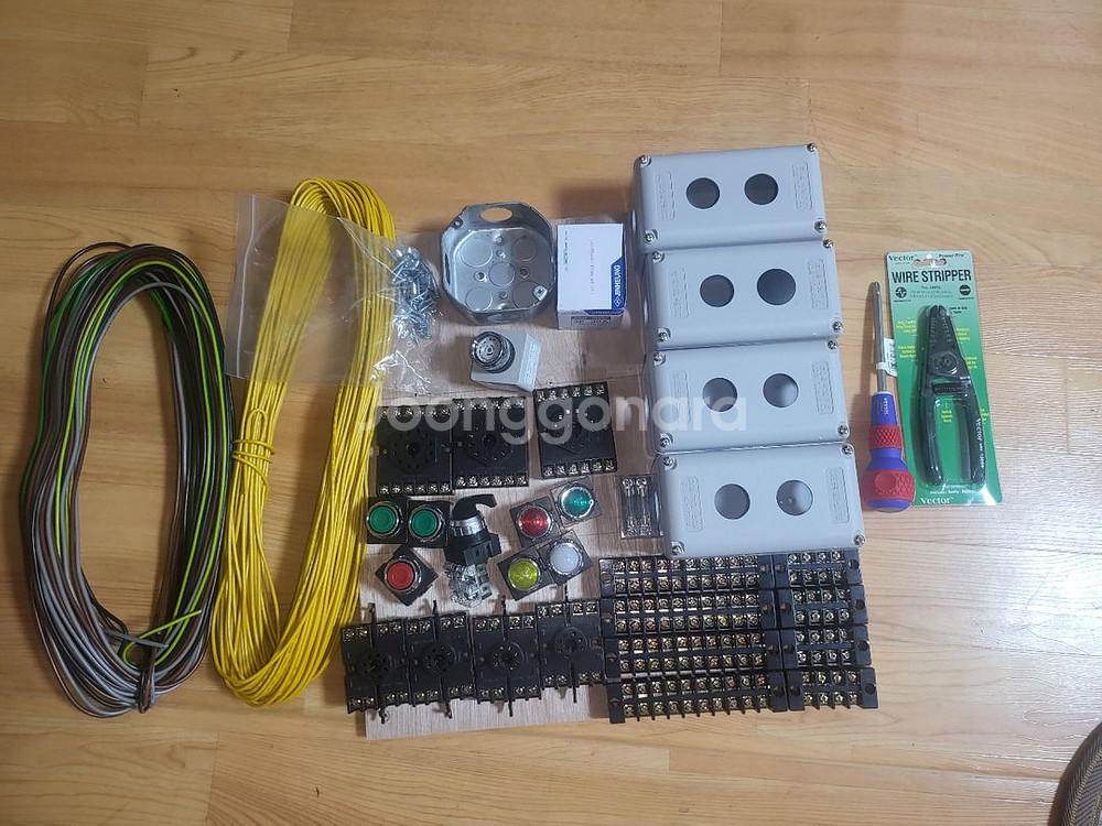 전기기능사 실기 시퀀스 재료일체 팝니다--1