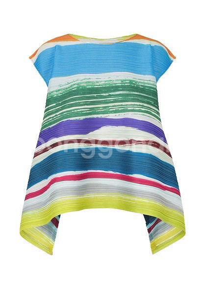 플리츠플리즈 바운스 모노크롬 path 탑 , 리프베인탑--3