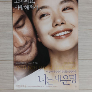 영화전단지 전도연 황정민 너는내운명(2005년)(2단)