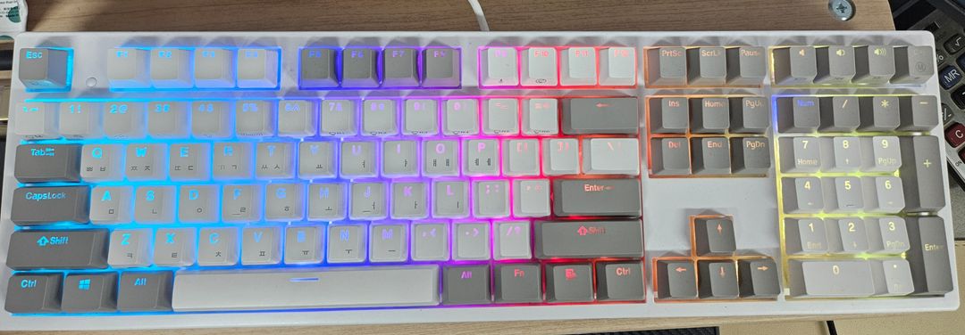 COX 콕스 엠프리스 RGB PBT 무접점키보드 50