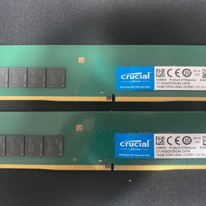 마이크론 크루셜 DDR4-2666 16GB CL19 X