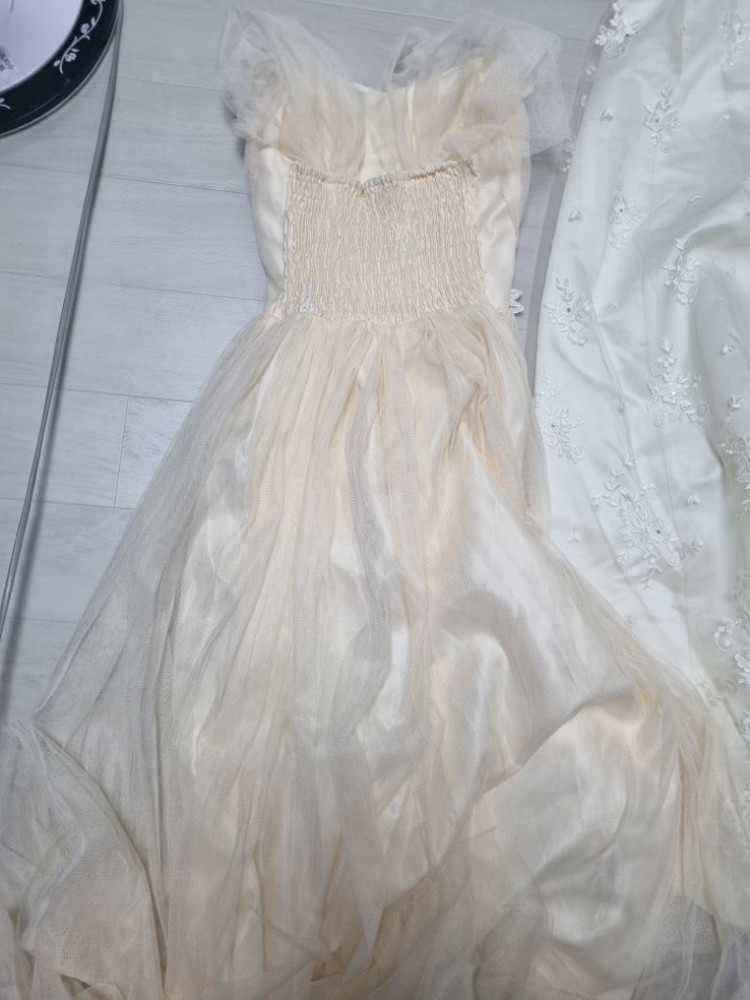 웨딩 스튜디오 촬영, 2부 화이트 및 유색 드레스--1