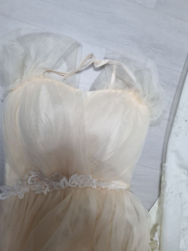 웨딩 스튜디오 촬영, 2부 화이트 및 유색 드레스--2