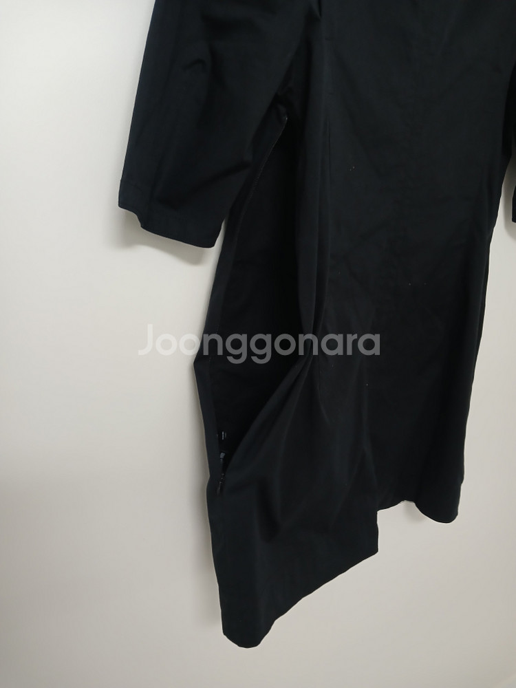 여성 유니클로 질샌더 면원피스 (블랙.새상품.스판90)--6