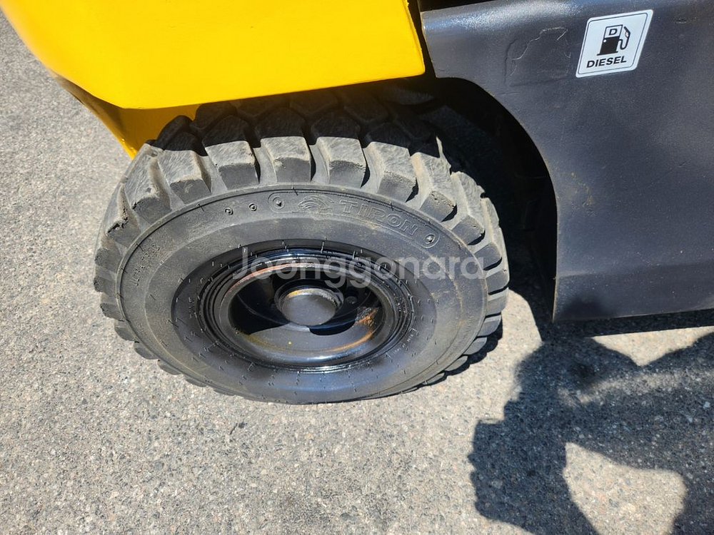 두산 노랭이 2톤 디젤 중고지게차 판매합니다--8