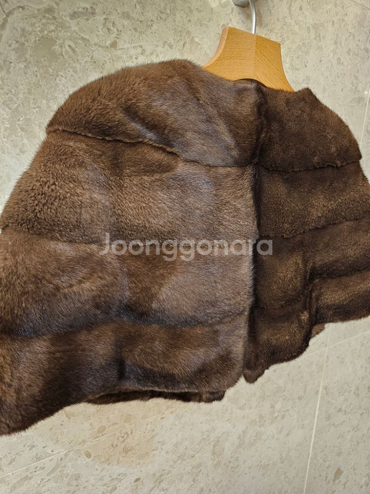 밍크 케이프 숄 망토--4
