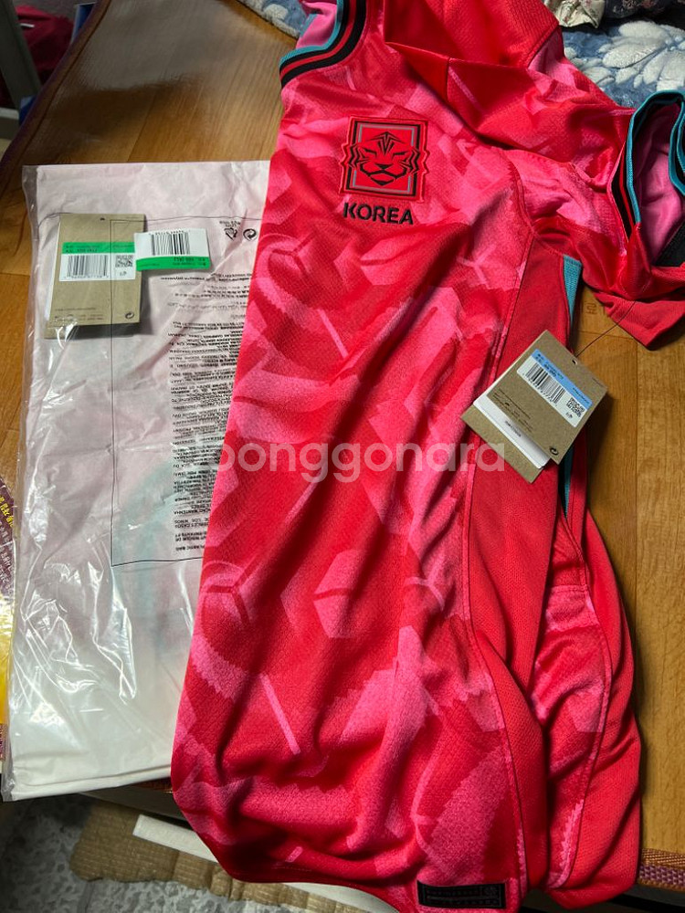 한국국대축구유니폼 2426월드컵 M사이즈처분합니다--0
