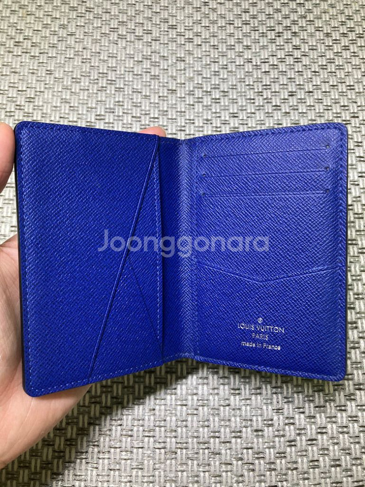 루이비통 이클립스 코발트 블루 오거나이저 카드지갑--2