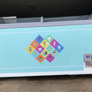 얼음컵 냉동식품쇼캐이스500L