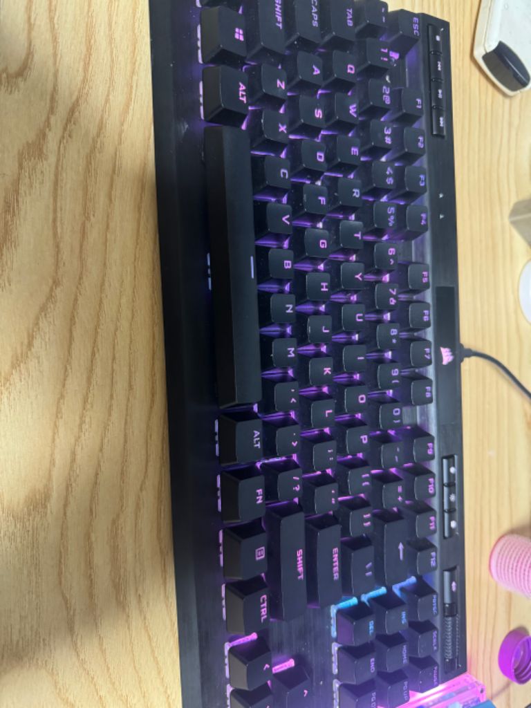 커세어k70 rgb tkl 은축 민트급