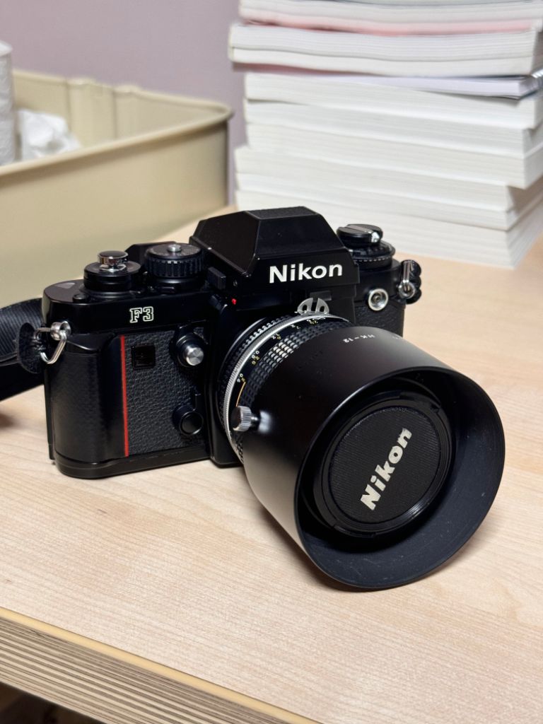 니콘 필름카메라 F3 + 28-50 F3.5 줌렌즈