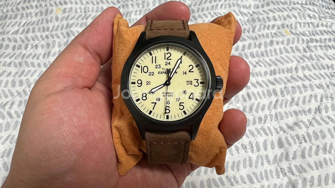 타이맥스 익스페디션 40mm 쿼츠 인디글로--0