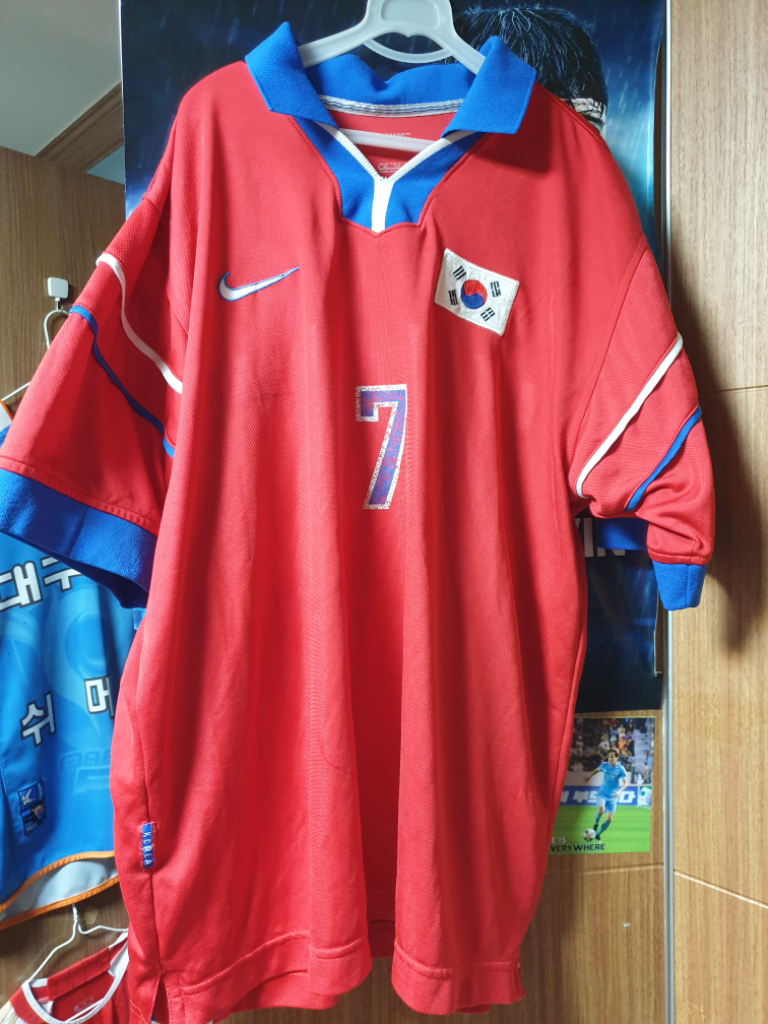XL) 98-01 대한민국 축구 국가대표 지급용 유니폼