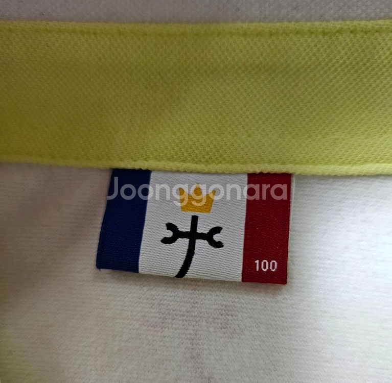 100)까스텔바작 골프웨어 자수패턴 긴팔 카라티셔츠--3