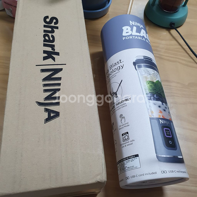 닌자 무선 블라스트 블렌더 BC151KR 휴대용믹서기--0