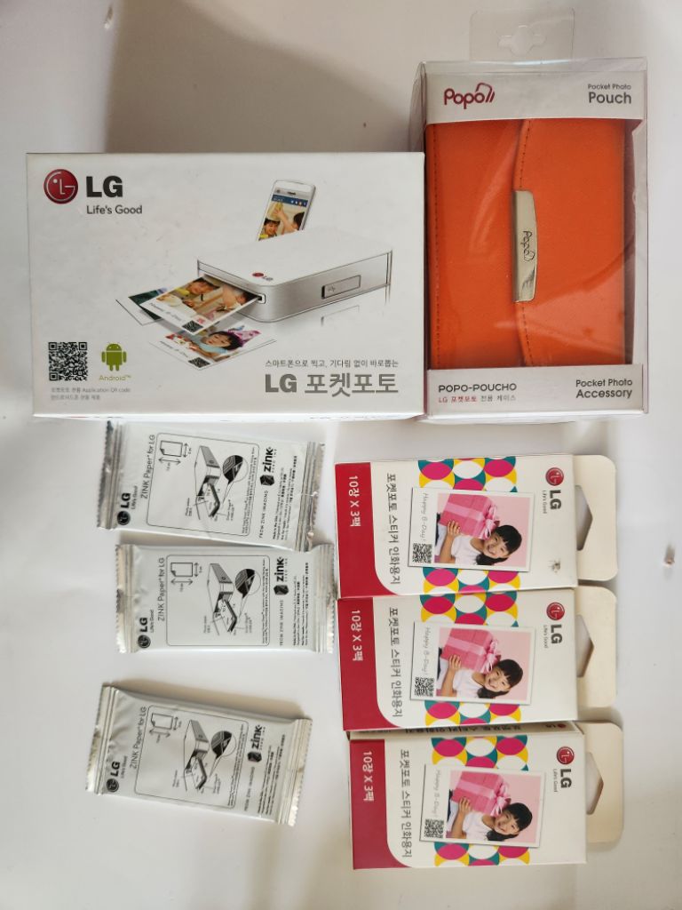 LG 포켓포토 새것 + 인화지120장