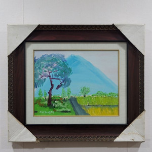 김영미작가 유화 그림 시골 6호