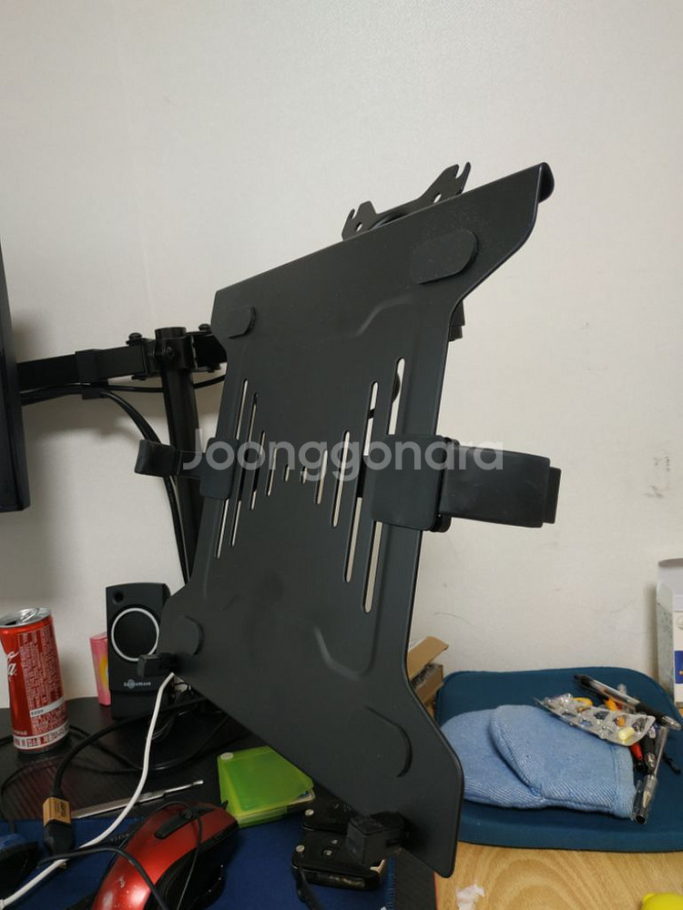 노트북 거치대 모니터 암 장착용 팝니다.--1