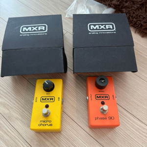 mxr phase90 + micro chorus 팔아요