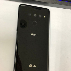 LG V50 블랙 128G 액정파손폰+무잔상 기능정상