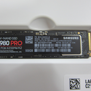 삼성전자 980 PRO M.2 NVMe 500G