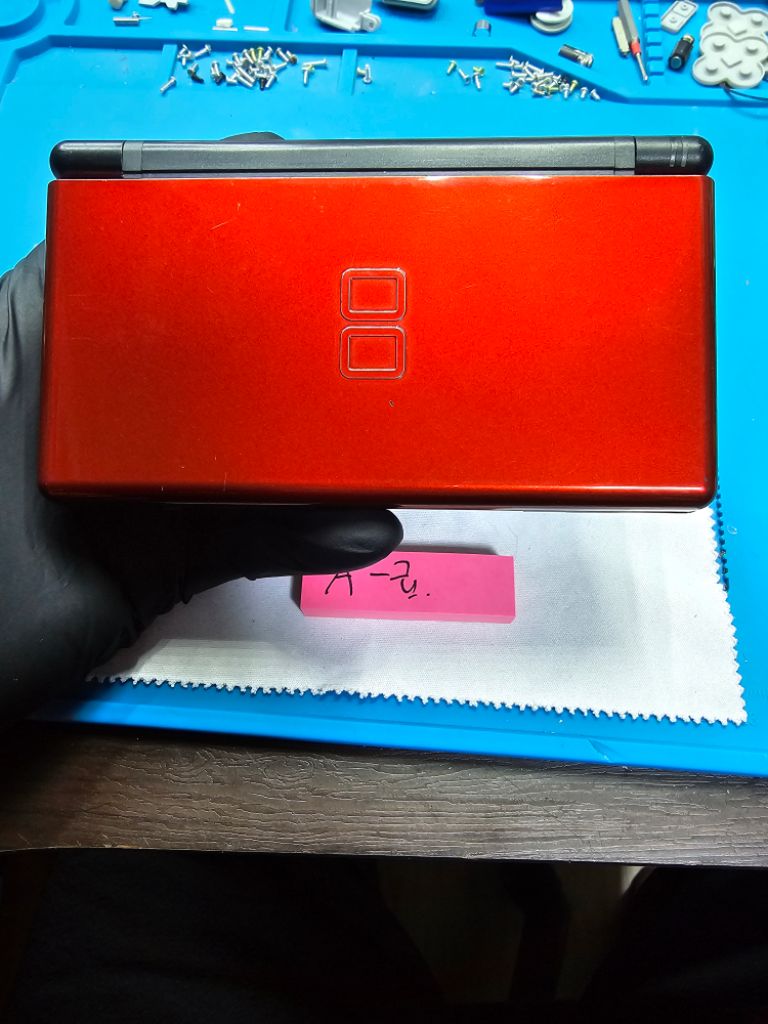 닌텐도 dsl ds lite A-급 크림슨블랙