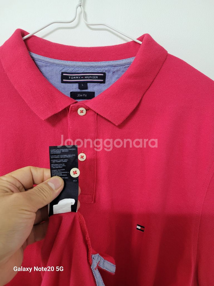 남성 타미힐피거 반팔 카라티셔츠 (100)--3