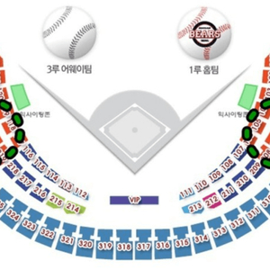 [교환]두산vs쓱 6/28일 3연석 -29일로 교환