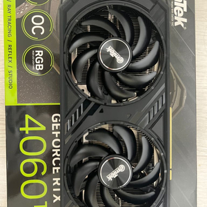 이엠텍 4060 ti 8gb 풀박스 S급 판매합니다.